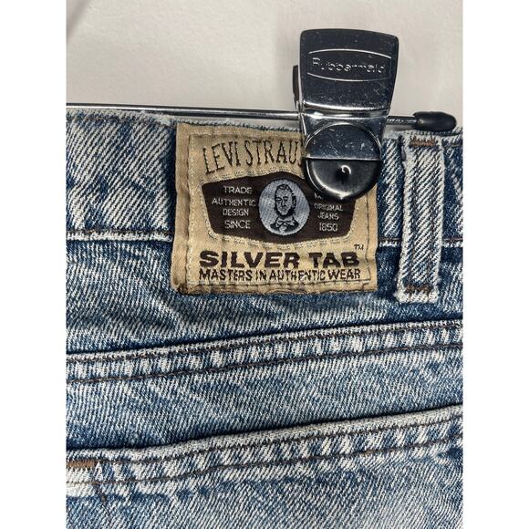 Vintage Levi's 80's Jeans Silver Tab Acid Medium Wash 512 Slim Men's 31 x 32 USA - Picture 4 of 10